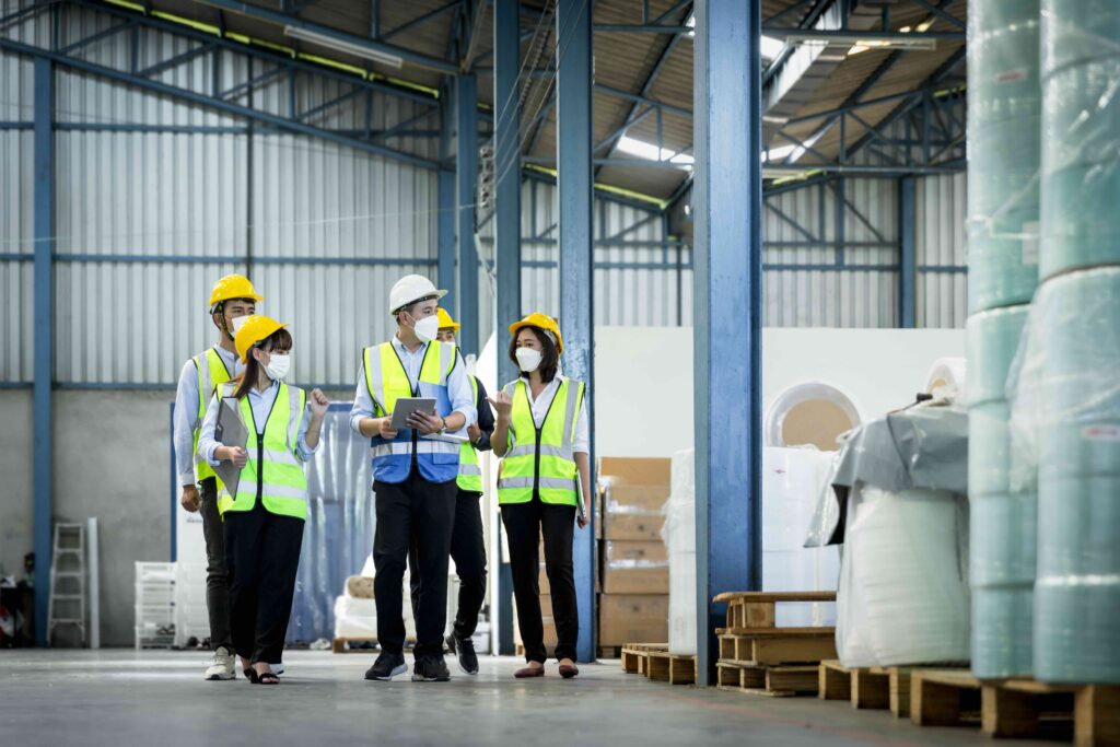 Image of peole doing an audit